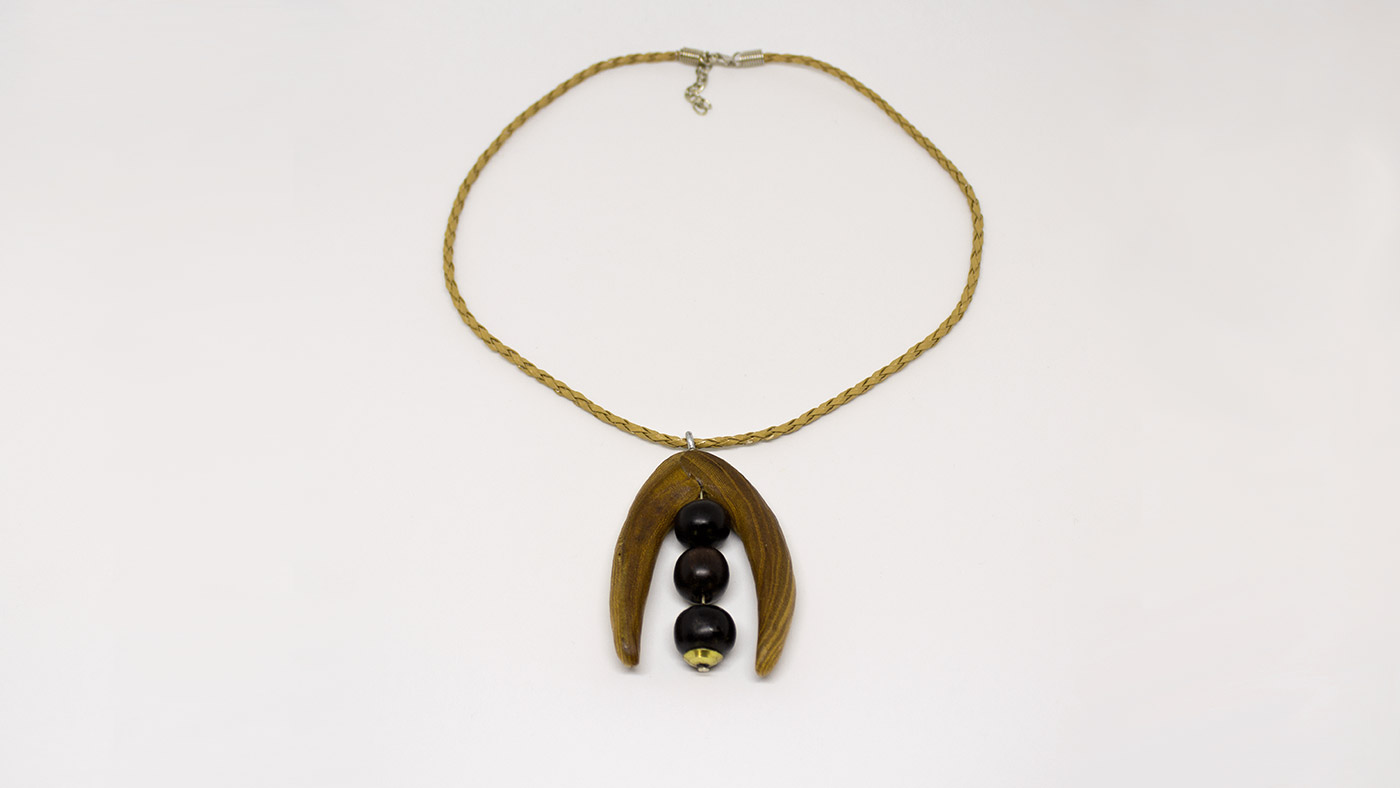 Anhänger, »3 Oliven« Olivenholz