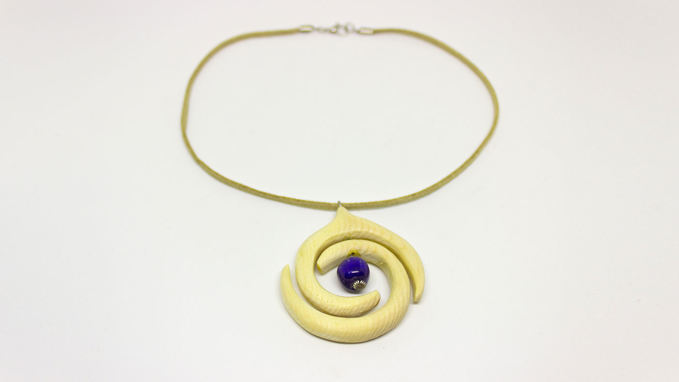 108 Halskette Kreisverkehr, Fichte Lapislalazuli