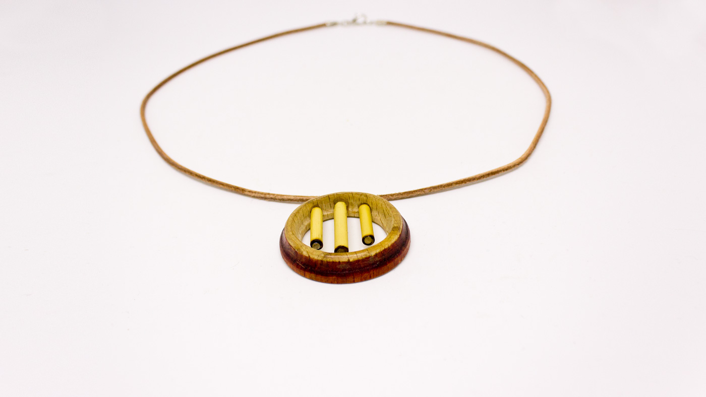 138 Ding Dong Anhänger, Buche Bambus