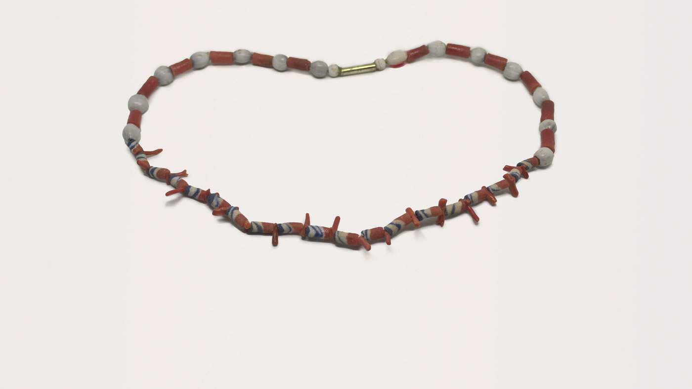 214 Land und Meer Kette, Samen, Korallen